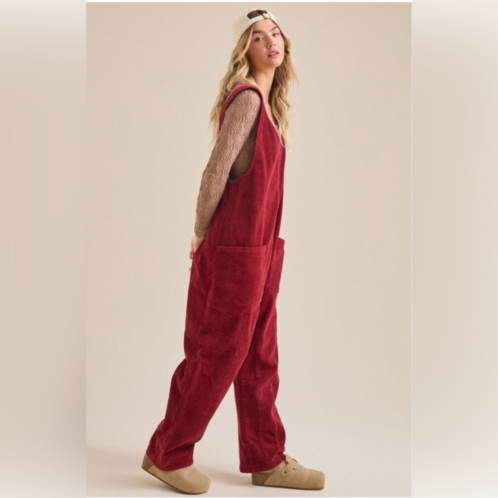 Altar'd State Red Jumpsuit
